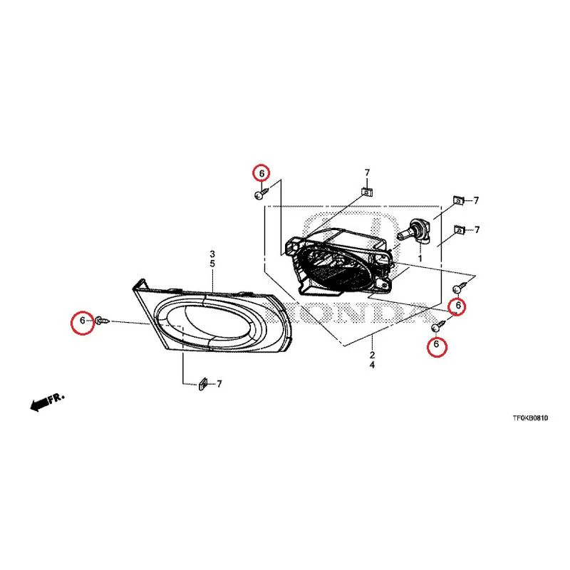 [NEW] JDM HONDA FIT GE8 2012 Fog Lights GENUINE OEM - Image 7