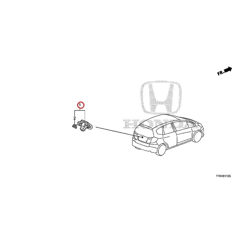 [NEW] JDM HONDA FIT GE8 2012 Rear Camera GENUINE OEM - Image 2