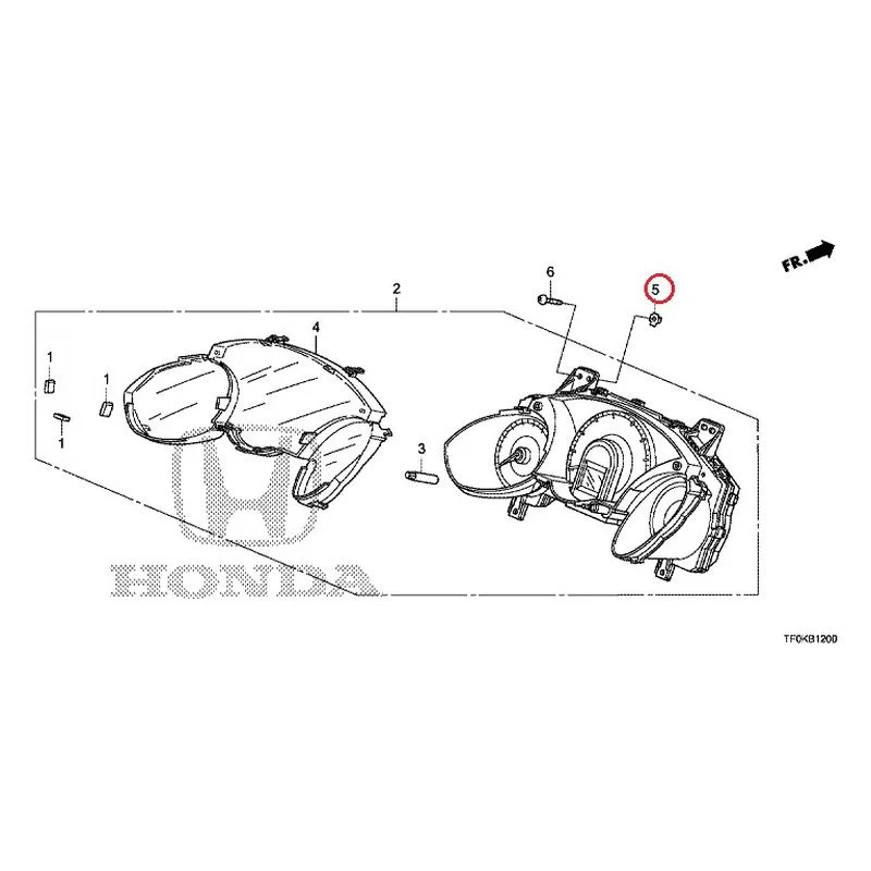 [NEW] JDM HONDA FIT GE8 2012 Meter GENUINE OEM - Image 6