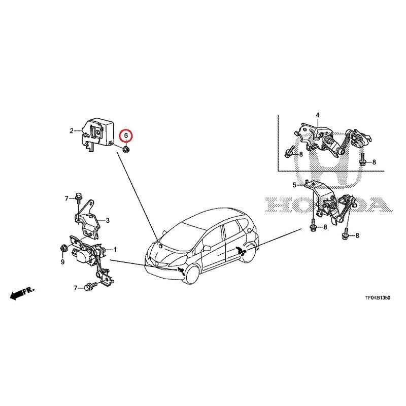 [NEW] JDM HONDA FIT GE8 2012 Headlight Adjuster GENUINE OEM - Image 6