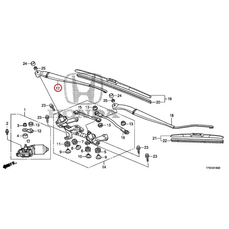 [NEW] JDM HONDA FIT GE8 2012 Front Windshield Wiper GENUINE OEM - Image 18