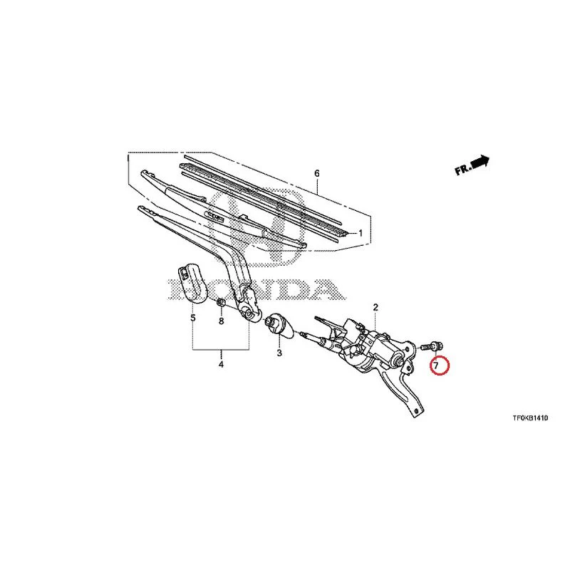 [NEW] JDM HONDA FIT GE8 2012 Rear Windshield Wiper GENUINE OEM - Image 13