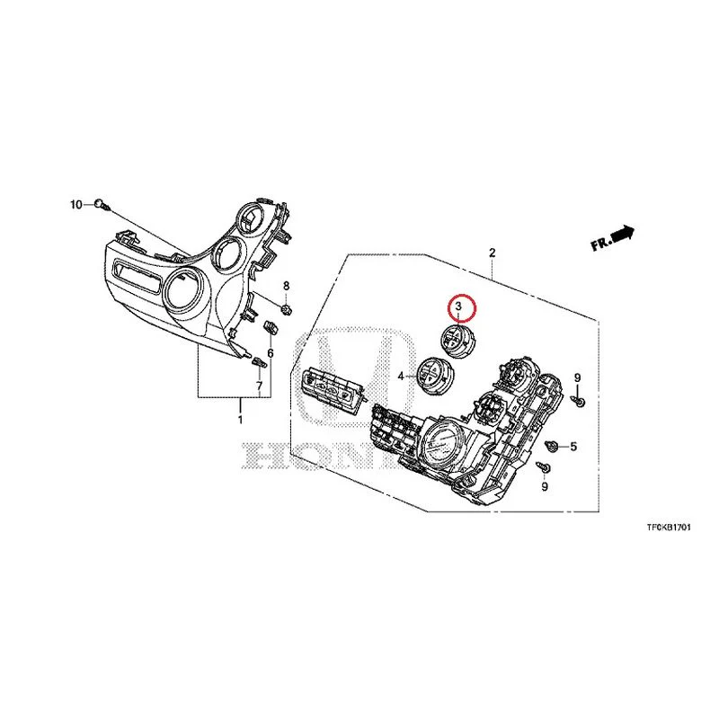 [NEW] JDM HONDA FIT GE8 2012 Auto Air Conditioner Control GENUINE OEM - Image 4