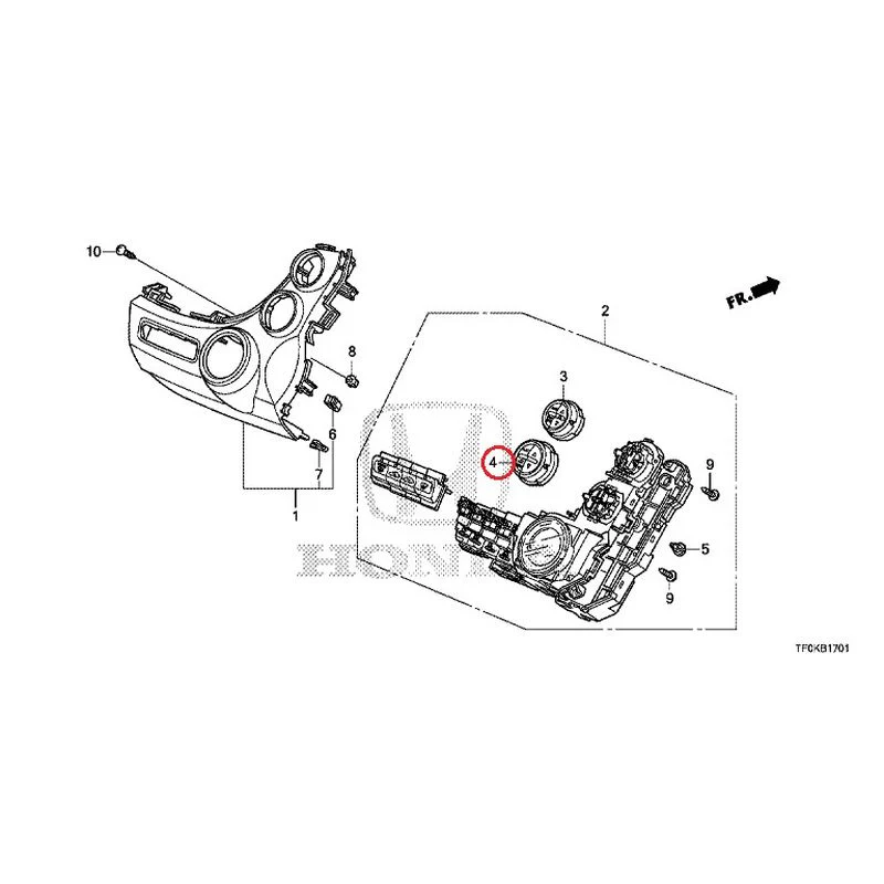 [NEW] JDM HONDA FIT GE8 2012 Auto Air Conditioner Control GENUINE OEM - Image 5