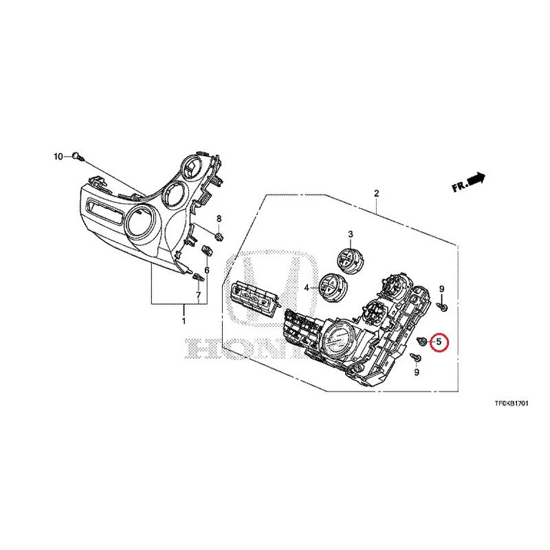 [NEW] JDM HONDA FIT GE8 2012 Auto Air Conditioner Control GENUINE OEM - Image 6