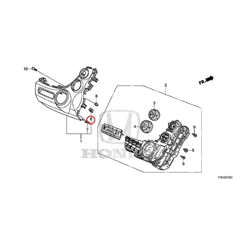 [NEW] JDM HONDA FIT GE8 2012 Auto Air Conditioner Control GENUINE OEM - Image 7