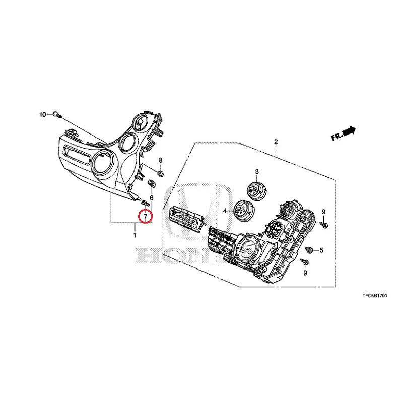 [NEW] JDM HONDA FIT GE8 2012 Auto Air Conditioner Control GENUINE OEM - Image 8