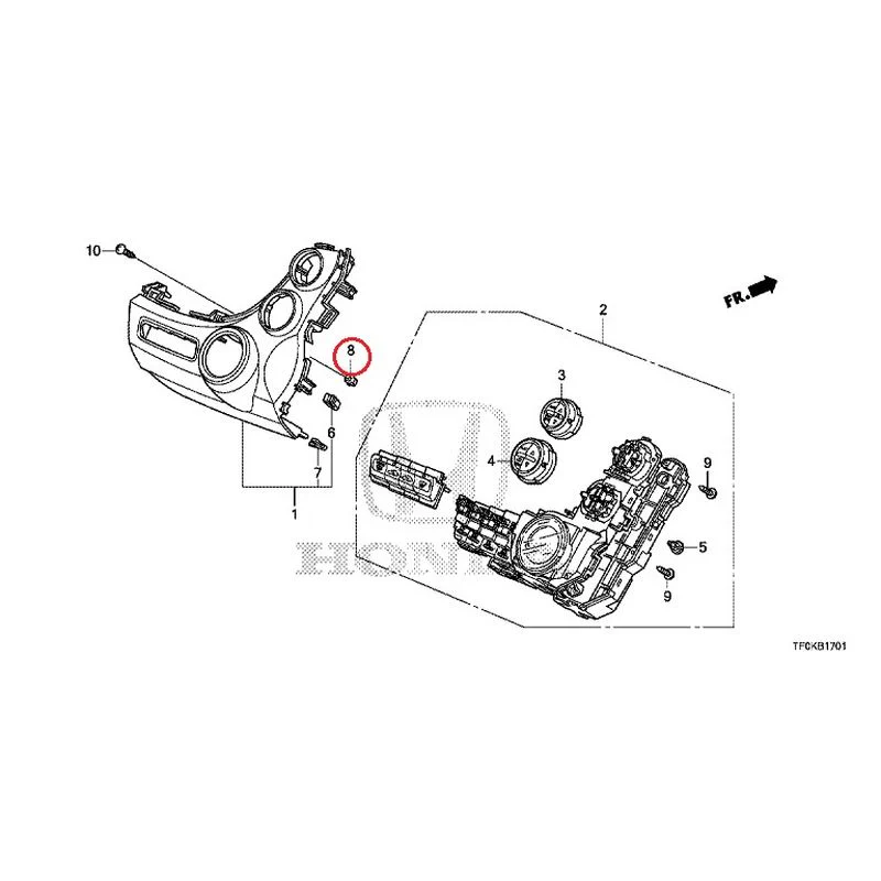 [NEW] JDM HONDA FIT GE8 2012 Auto Air Conditioner Control GENUINE OEM - Image 9