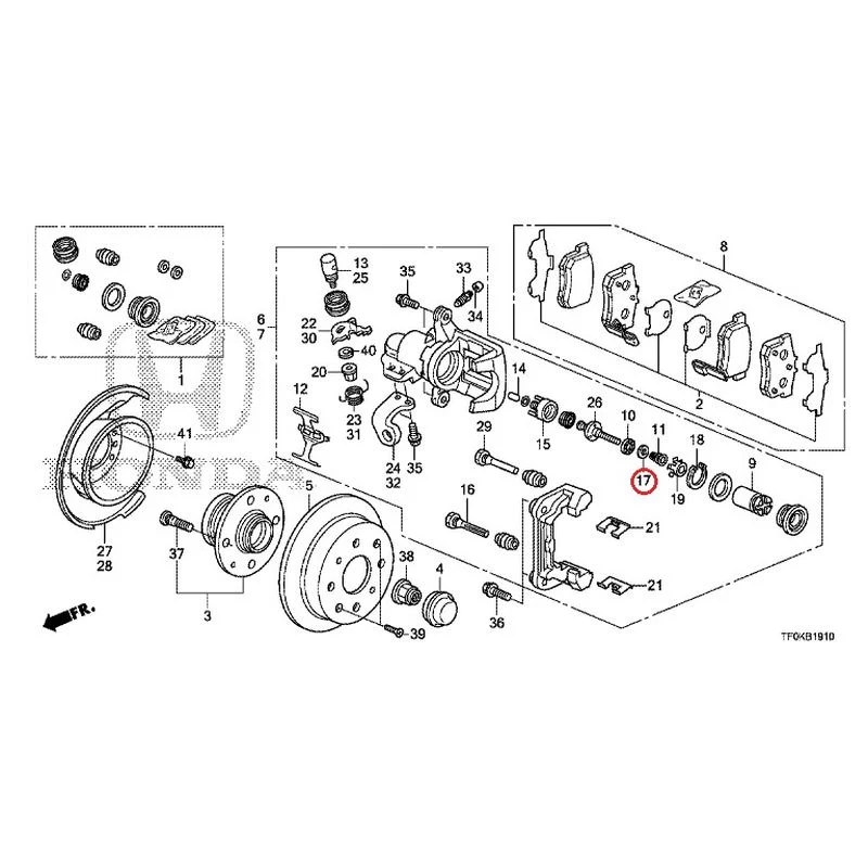 [NEW] JDM HONDA FIT GE8 2012 Rear Brakes (Disc) GENUINE OEM - Image 19