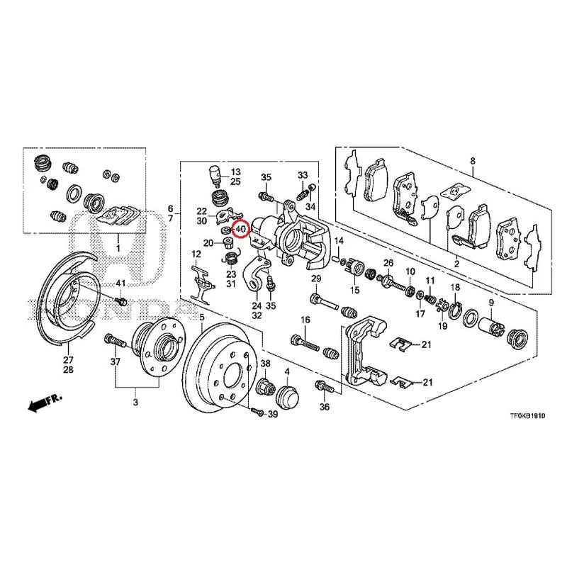 [NEW] JDM HONDA FIT GE8 2012 Rear Brakes (Disc) GENUINE OEM - Image 45