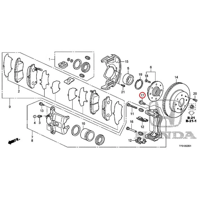 [NEW] JDM HONDA FIT GE8 2012 Front Brakes (2) GENUINE OEM - Image 21