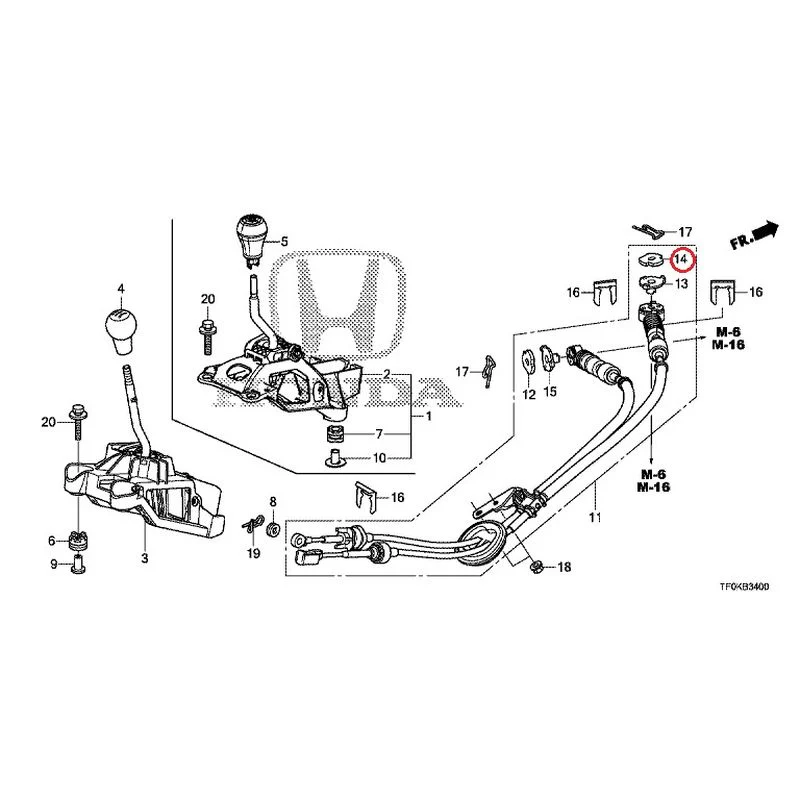 [NEW] JDM HONDA FIT GE8 2012 Shift Lever GENUINE OEM - Image 11