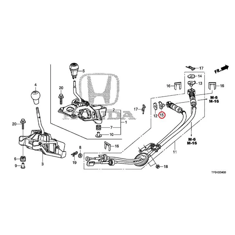 [NEW] JDM HONDA FIT GE8 2012 Shift Lever GENUINE OEM - Image 12