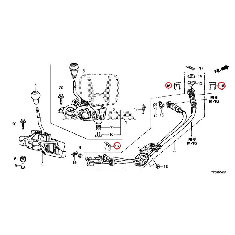 [NEW] JDM HONDA FIT GE8 2012 Shift Lever GENUINE OEM - Image 13
