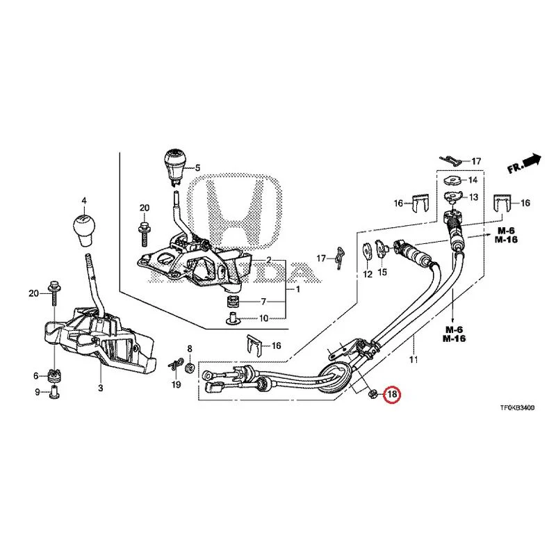 [NEW] JDM HONDA FIT GE8 2012 Shift Lever GENUINE OEM - Image 15