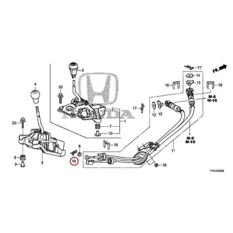 [NEW] JDM HONDA FIT GE8 2012 Shift Lever GENUINE OEM - Image 16