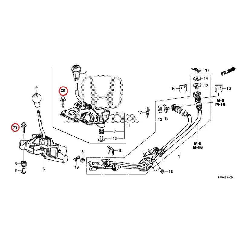 [NEW] JDM HONDA FIT GE8 2012 Shift Lever GENUINE OEM - Image 17