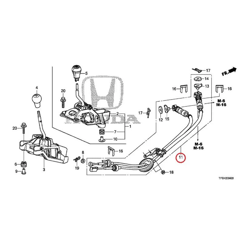 [NEW] JDM HONDA FIT GE8 2012 Shift Lever GENUINE OEM - Image 8