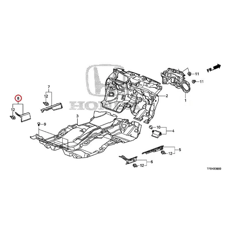 [NEW] JDM HONDA FIT GE8 2012 Floor Mat GENUINE OEM - Image 10