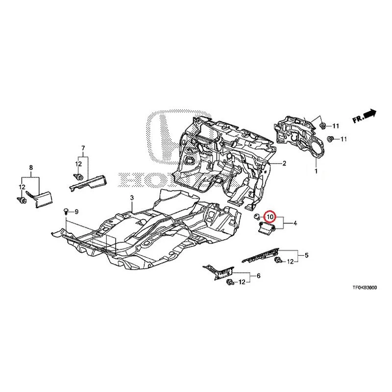 [NEW] JDM HONDA FIT GE8 2012 Floor Mat GENUINE OEM - Image 12