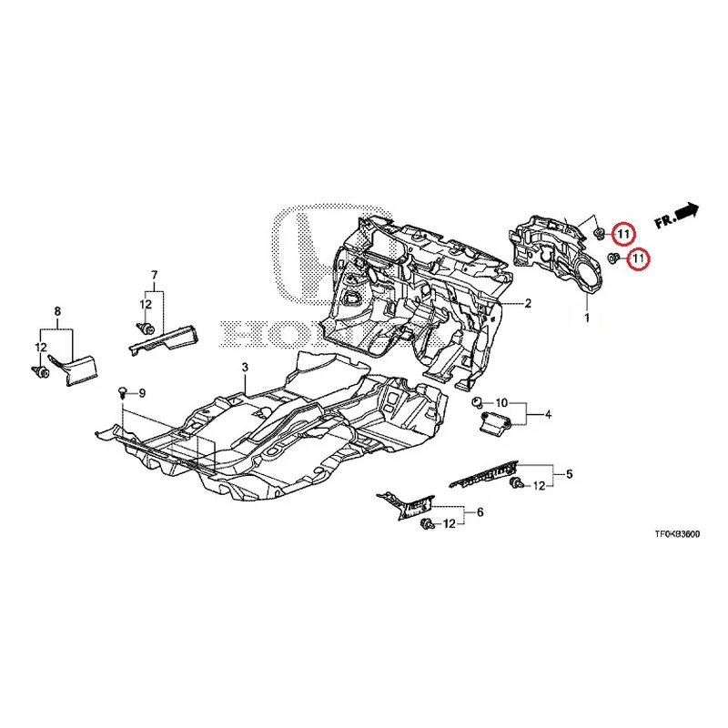 [NEW] JDM HONDA FIT GE8 2012 Floor Mat GENUINE OEM - Image 13