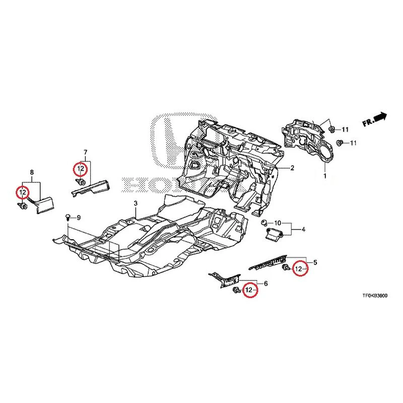 [NEW] JDM HONDA FIT GE8 2012 Floor Mat GENUINE OEM - Image 14