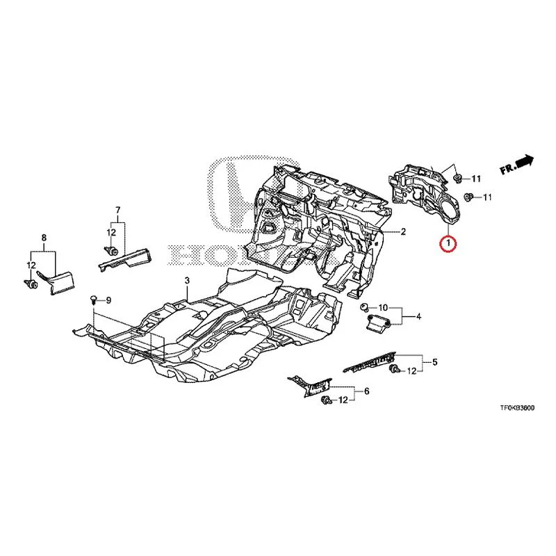 [NEW] JDM HONDA FIT GE8 2012 Floor Mat GENUINE OEM - Image 2