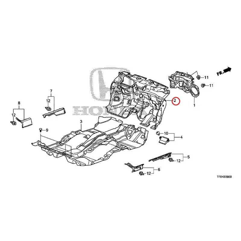 [NEW] JDM HONDA FIT GE8 2012 Floor Mat GENUINE OEM - Image 3