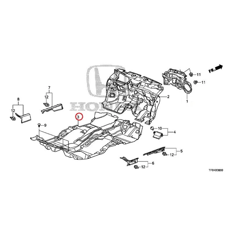 [NEW] JDM HONDA FIT GE8 2012 Floor Mat GENUINE OEM - Image 4