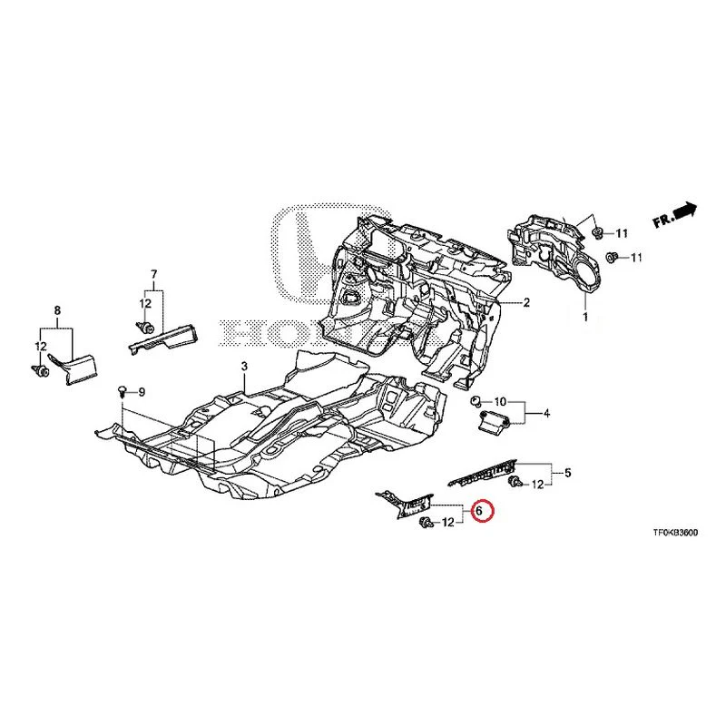 [NEW] JDM HONDA FIT GE8 2012 Floor Mat GENUINE OEM - Image 8