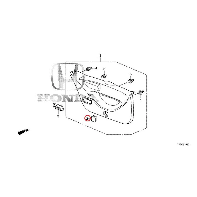[NEW] JDM HONDA FIT GE8 2012 Tailgate Lining GENUINE OEM - Image 3