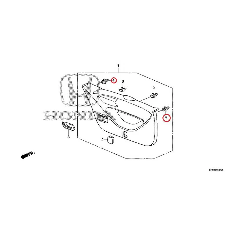 [NEW] JDM HONDA FIT GE8 2012 Tailgate Lining GENUINE OEM - Image 5