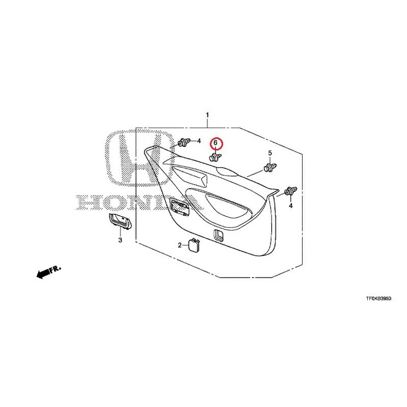 [NEW] JDM HONDA FIT GE8 2012 Tailgate Lining GENUINE OEM - Image 7