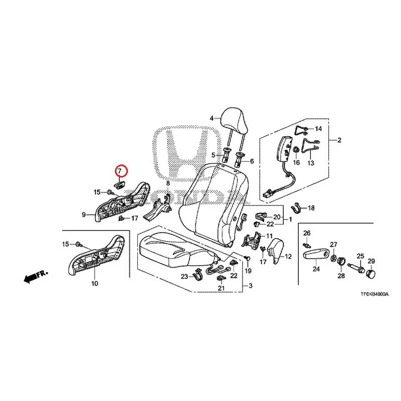 [NEW] JDM HONDA FIT GE8 2012 Front Seat (Driver Side) (1) GENUINE OEM - Image 14