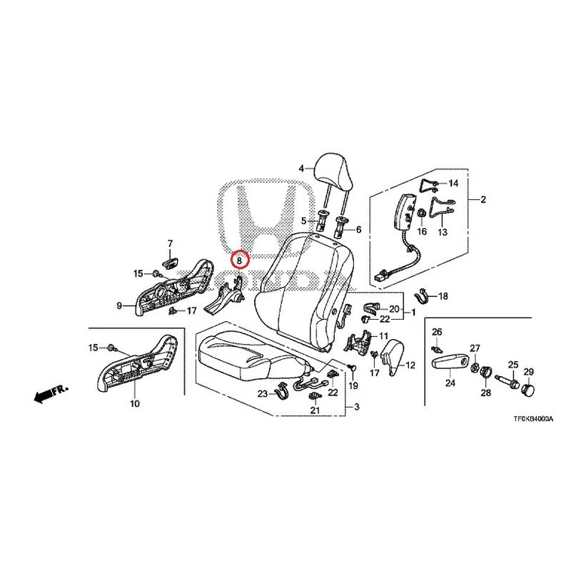 [NEW] JDM HONDA FIT GE8 2012 Front Seat (Driver Side) (1) GENUINE OEM - Image 15