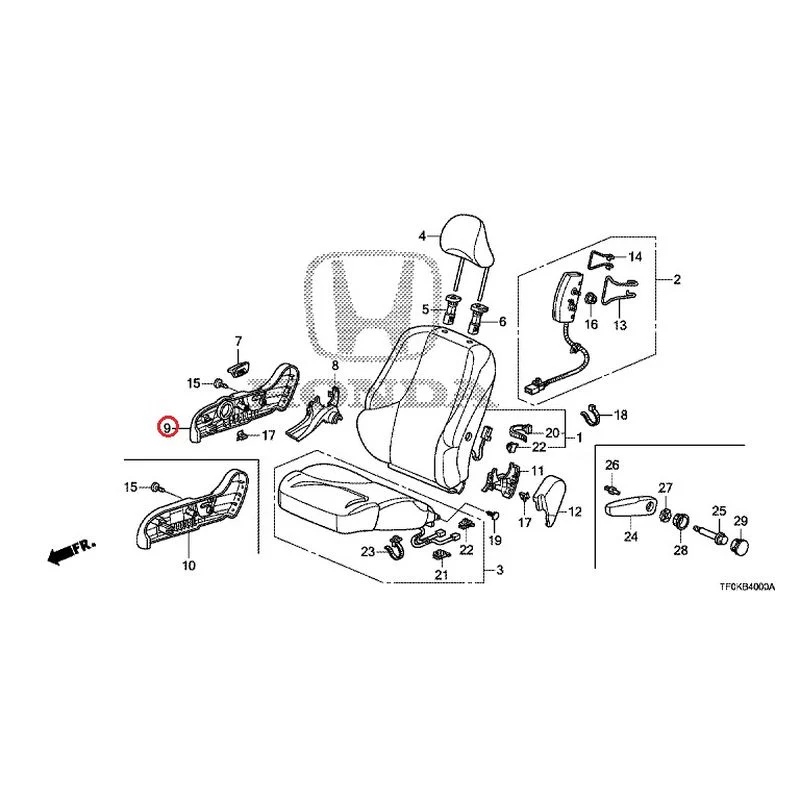 [NEW] JDM HONDA FIT GE8 2012 Front Seat (Driver Side) (1) GENUINE OEM - Image 16