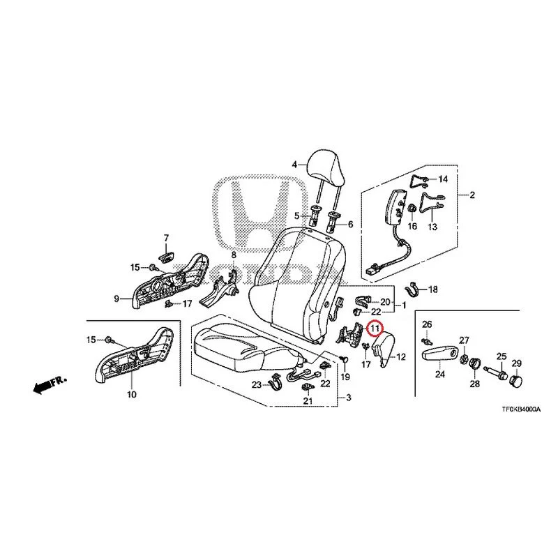 [NEW] JDM HONDA FIT GE8 2012 Front Seat (Driver Side) (1) GENUINE OEM - Image 17