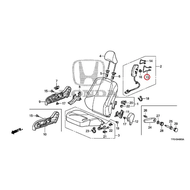 [NEW] JDM HONDA FIT GE8 2012 Front Seat (Driver Side) (1) GENUINE OEM - Image 19