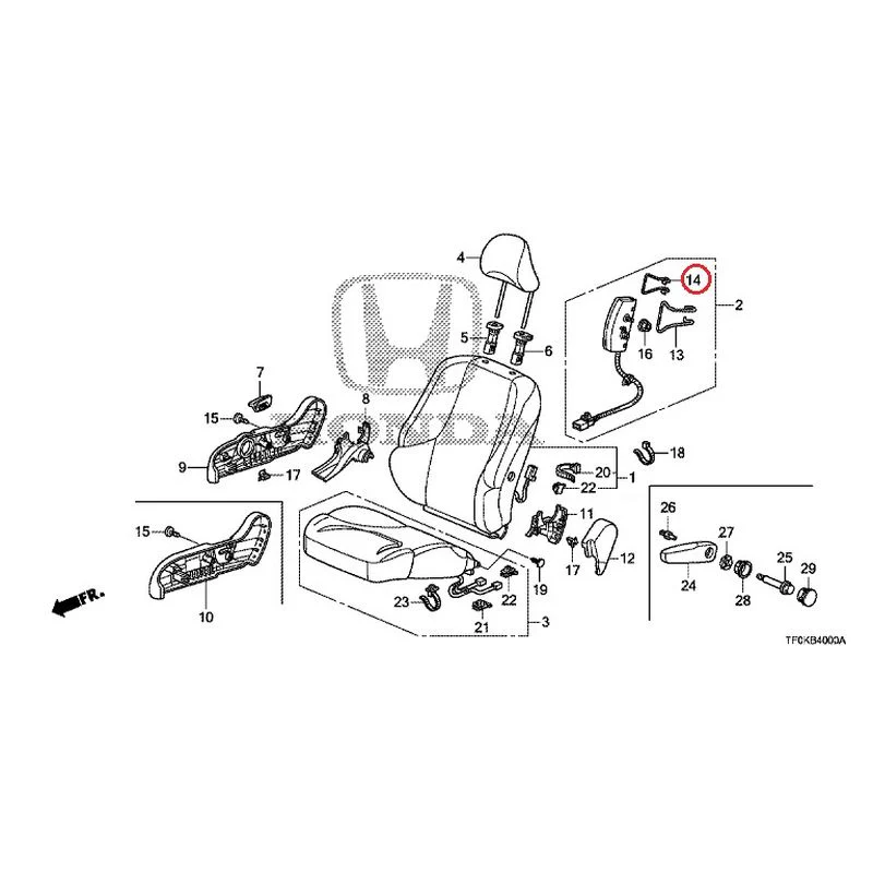 [NEW] JDM HONDA FIT GE8 2012 Front Seat (Driver Side) (1) GENUINE OEM - Image 20