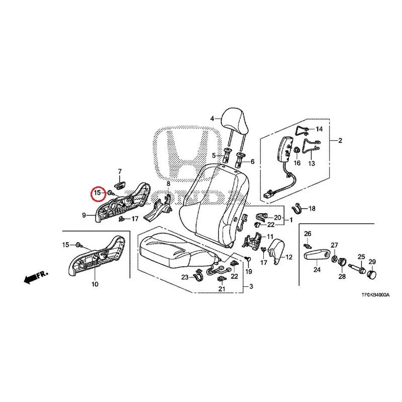 [NEW] JDM HONDA FIT GE8 2012 Front Seat (Driver Side) (1) GENUINE OEM - Image 21