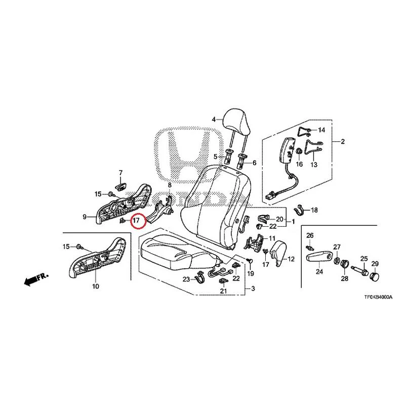 [NEW] JDM HONDA FIT GE8 2012 Front Seat (Driver Side) (1) GENUINE OEM - Image 23