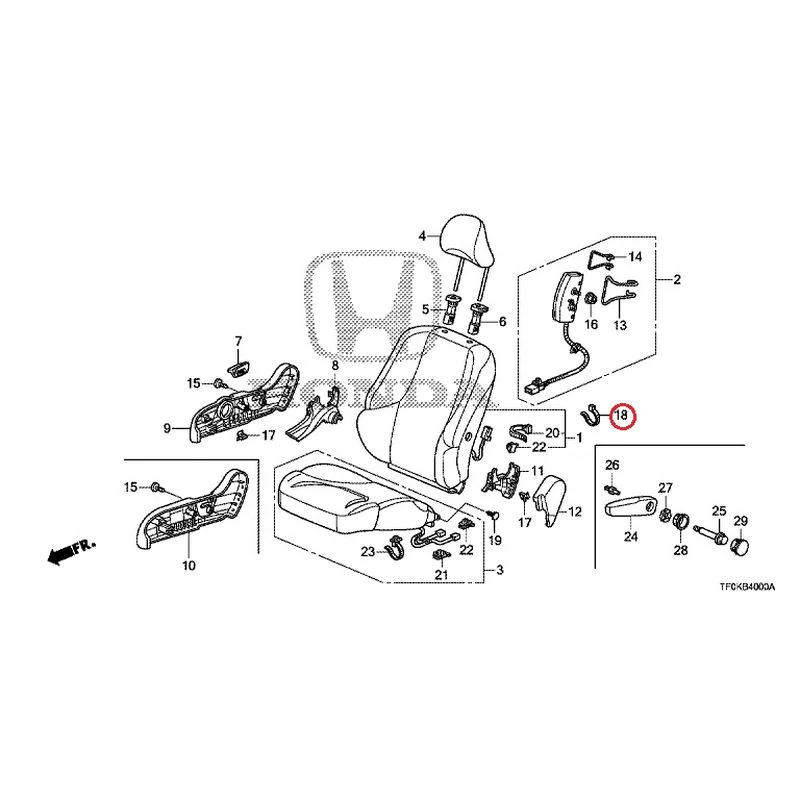[NEW] JDM HONDA FIT GE8 2012 Front Seat (Driver Side) (1) GENUINE OEM - Image 24