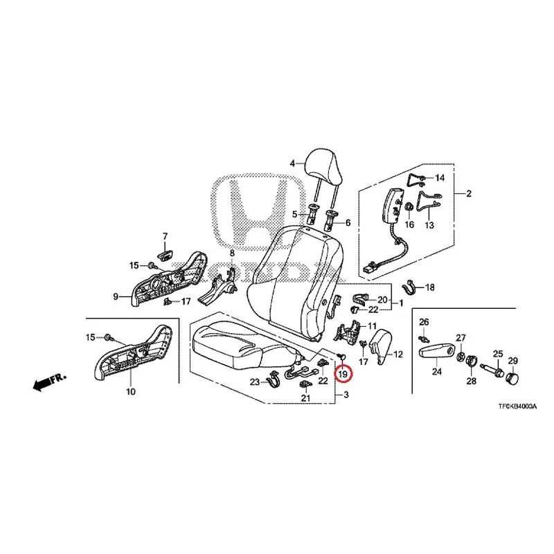 [NEW] JDM HONDA FIT GE8 2012 Front Seat (Driver Side) (1) GENUINE OEM - Image 25