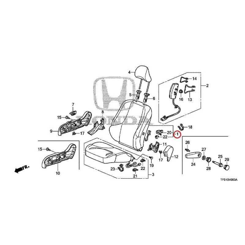 [NEW] JDM HONDA FIT GE8 2012 Front Seat (Driver Side) (1) GENUINE OEM - Image 4