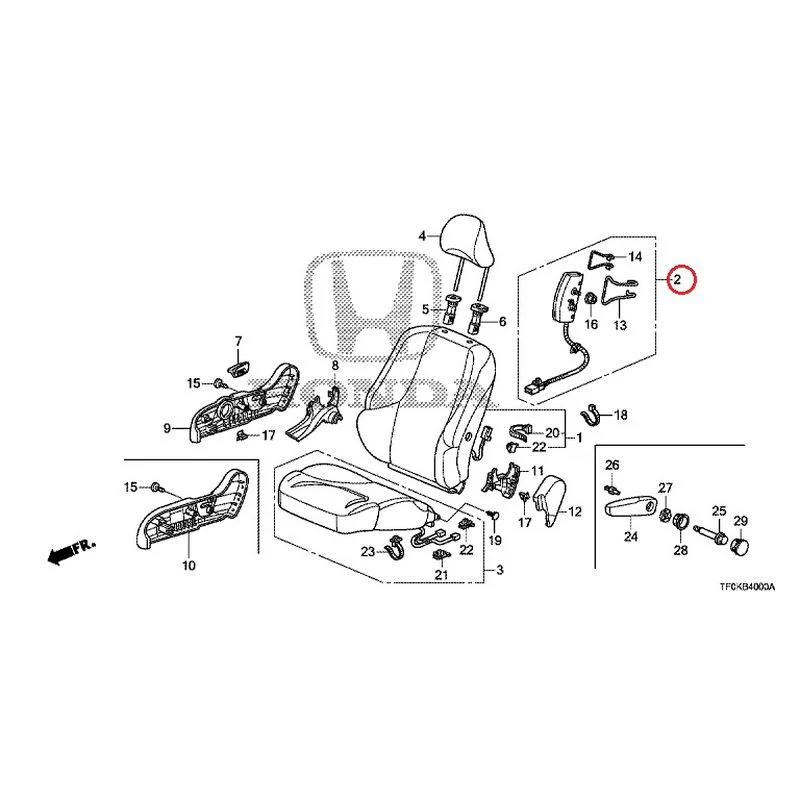 [NEW] JDM HONDA FIT GE8 2012 Front Seat (Driver Side) (1) GENUINE OEM - Image 6