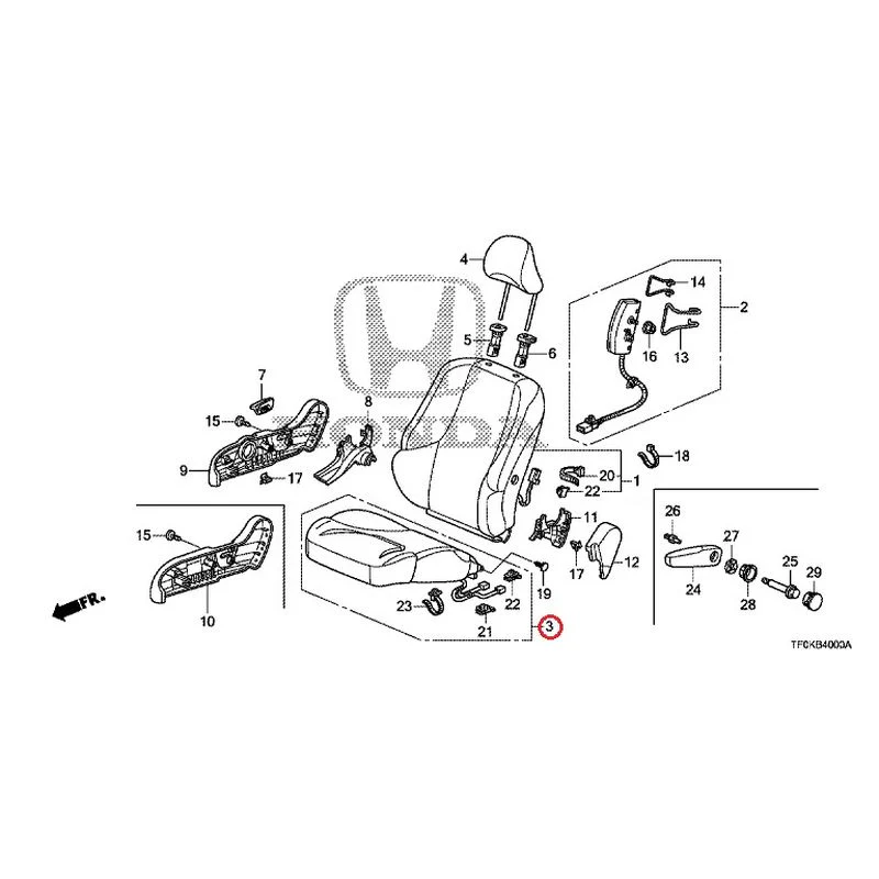 [NEW] JDM HONDA FIT GE8 2012 Front Seat (Driver Side) (1) GENUINE OEM - Image 7