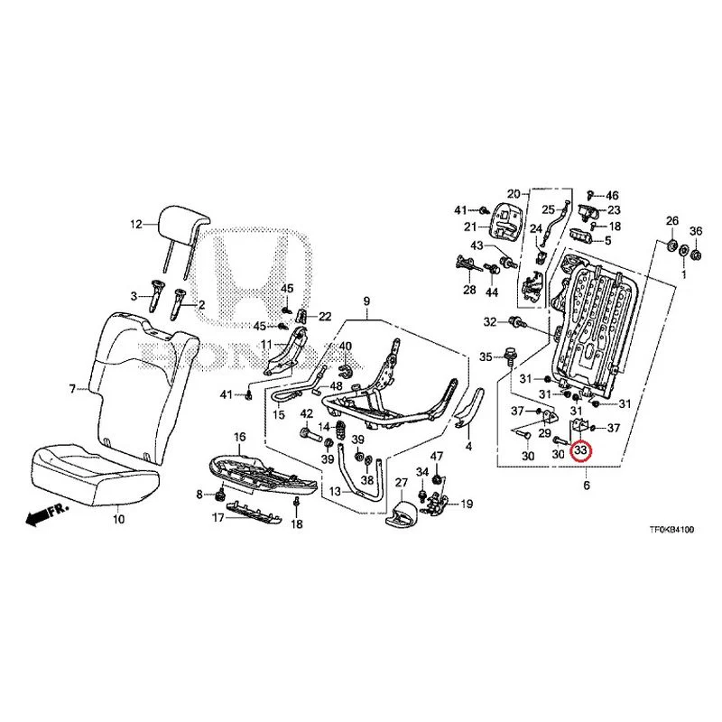 [NEW] JDM HONDA FIT GE8 2012 Rear seat back (R.) (1) GENUINE OEM - Image 36