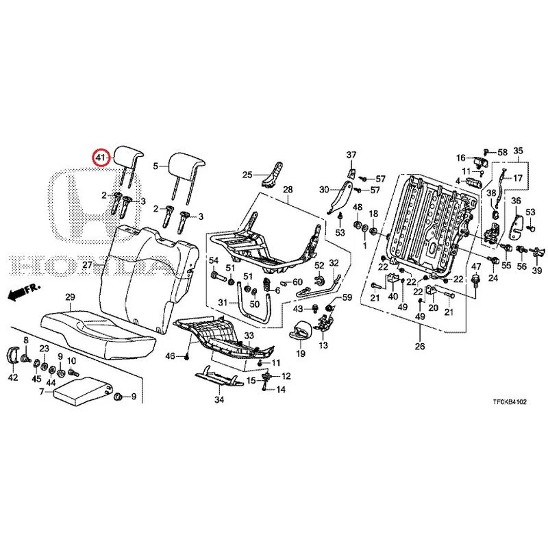 [NEW] JDM HONDA FIT GE8 2012 Rear seat back (L.) (1) GENUINE OEM - Image 39