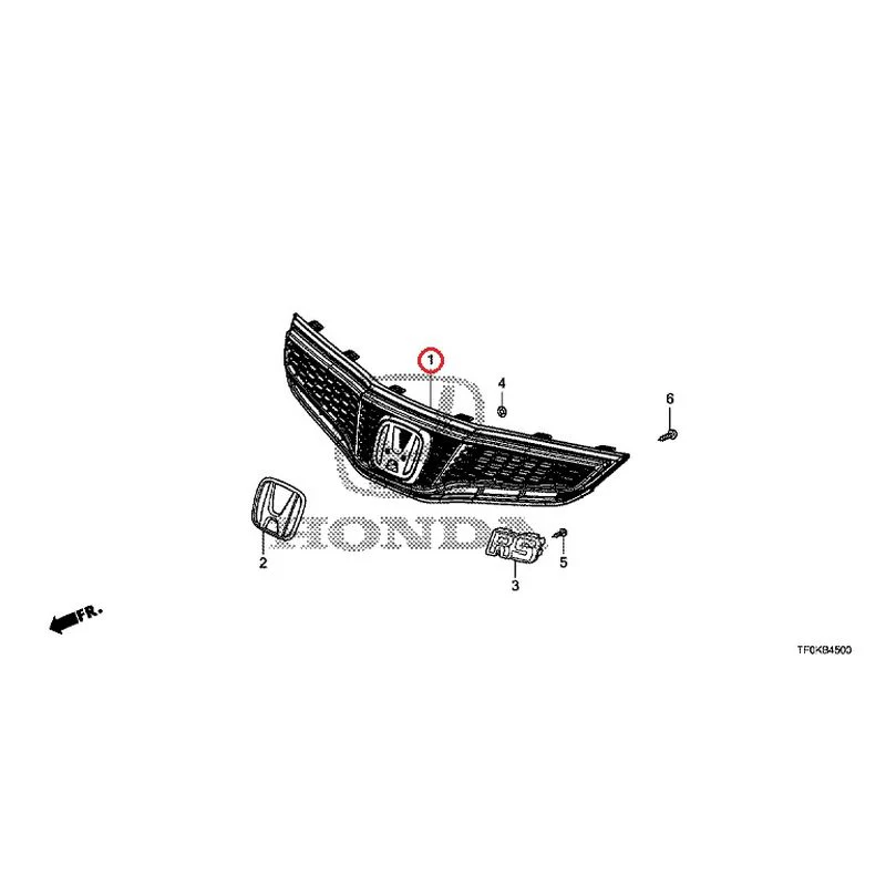 [NEW] JDM HONDA FIT GE8 2012 Front Grille (1) GENUINE OEM - Image 2