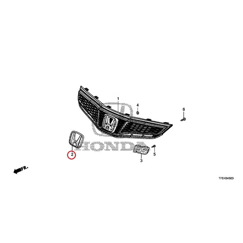 [NEW] JDM HONDA FIT GE8 2012 Front Grille (1) GENUINE OEM - Image 3